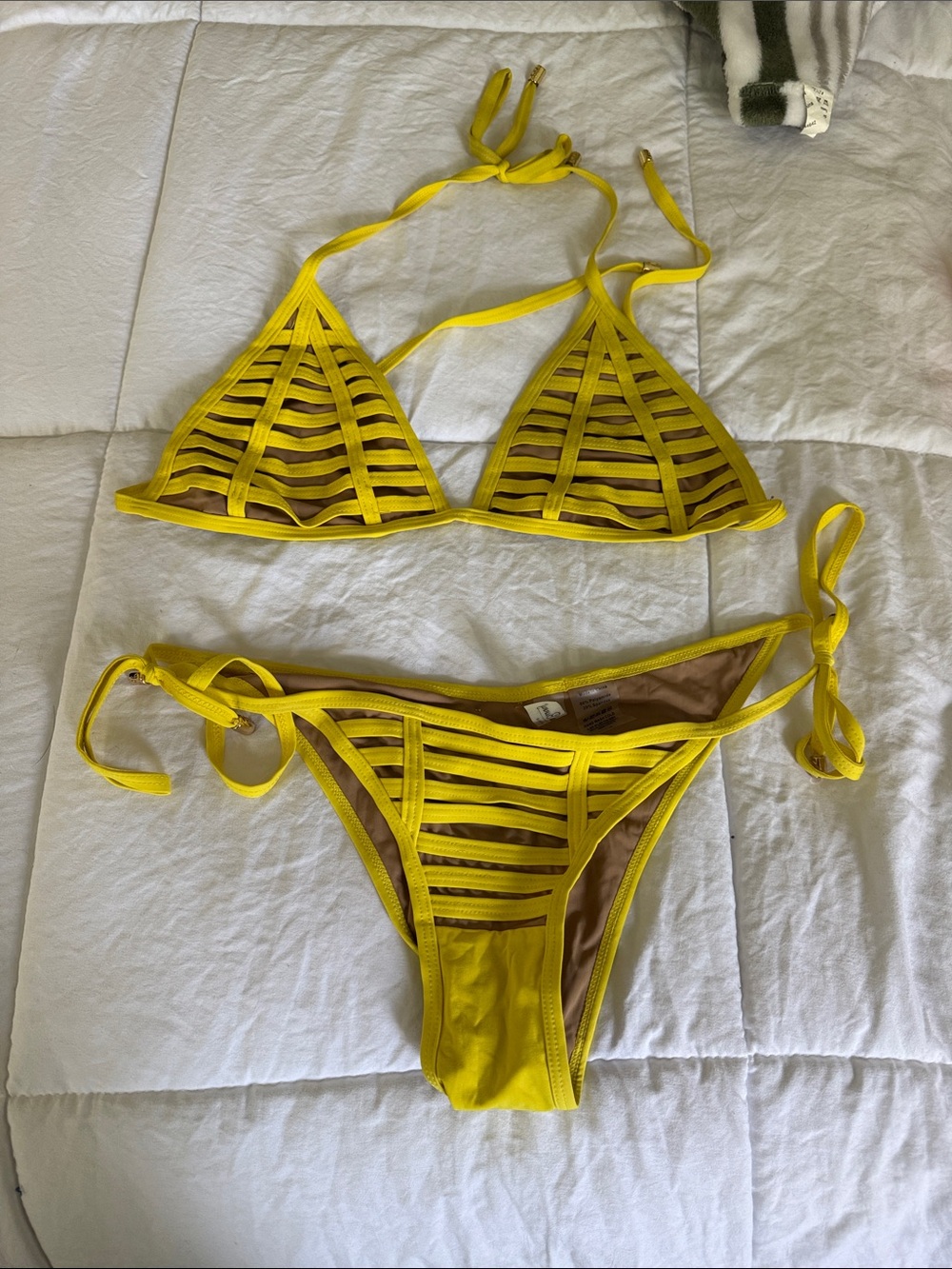 Beach Bunny Hard Summer Strappy Bikini Set